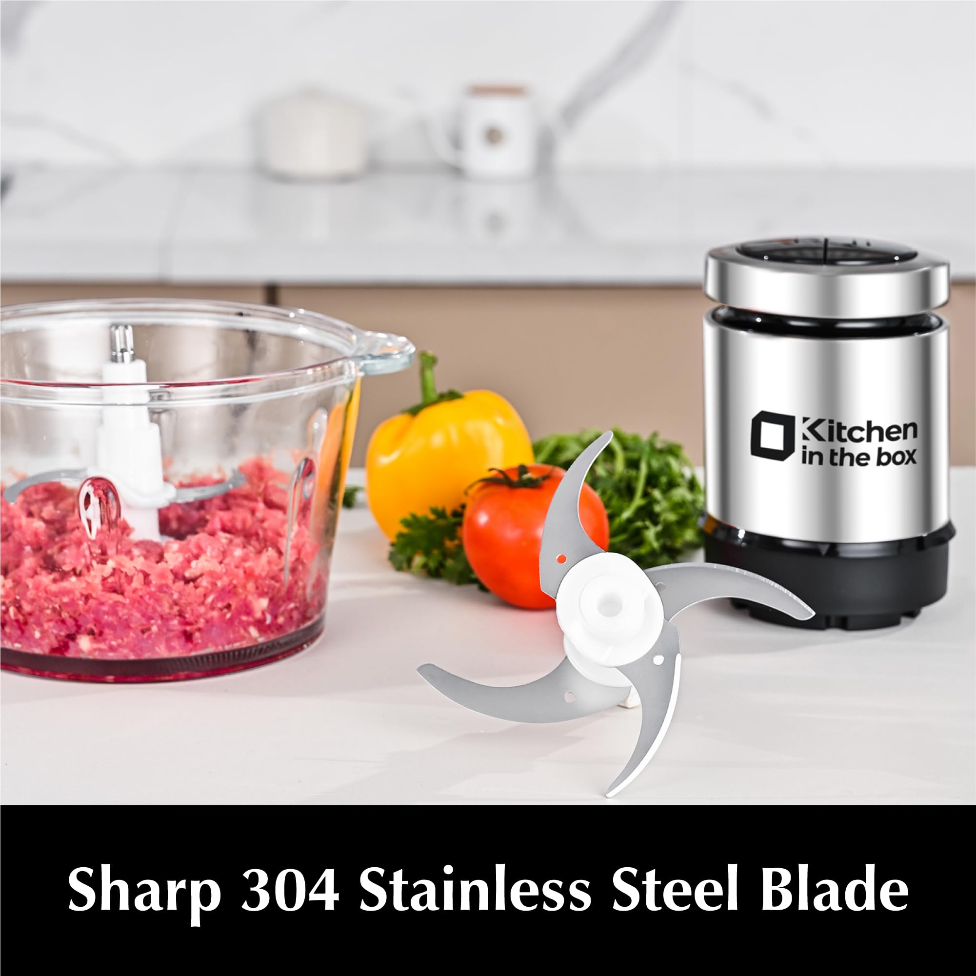 Amazon.com: Kitchen in the box Food Processors,Small Meat Grinder